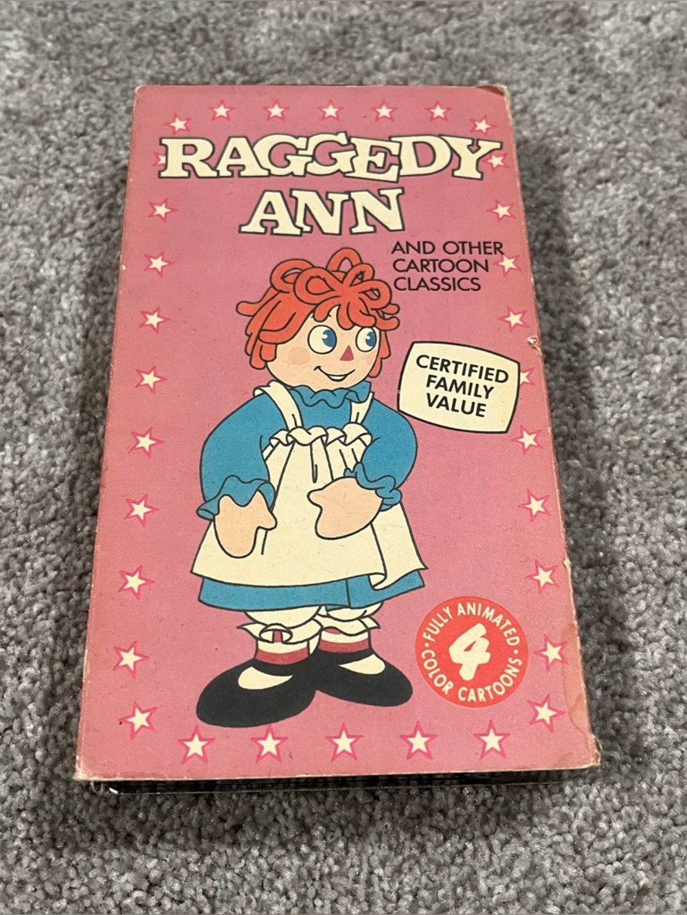 Raggedy Ann (VHS) And Other Cartoon Classics Tested And Working